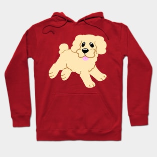 Simple Golden Poodle - Pink Hoodie